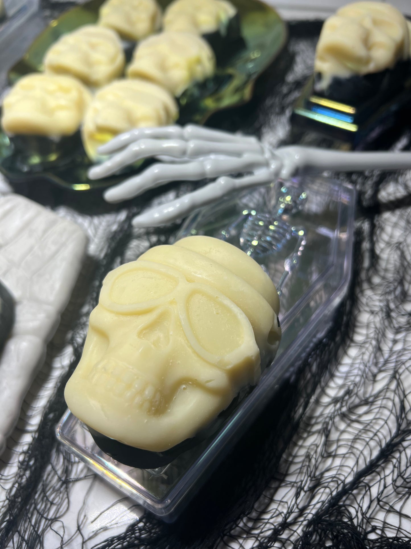 Spooky Skull Soap w/ Soap Bag