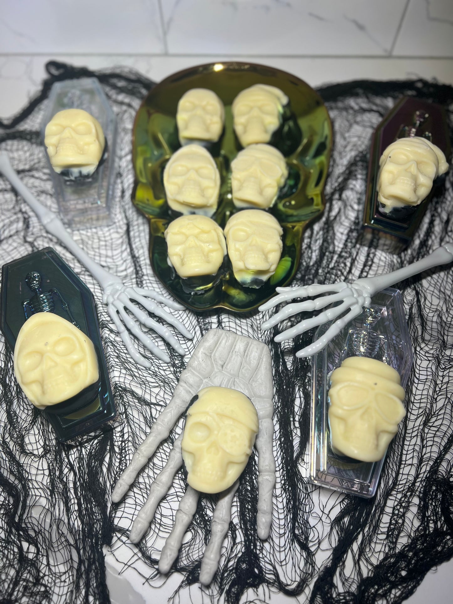 Spooky Skull Soap w/ Soap Bag