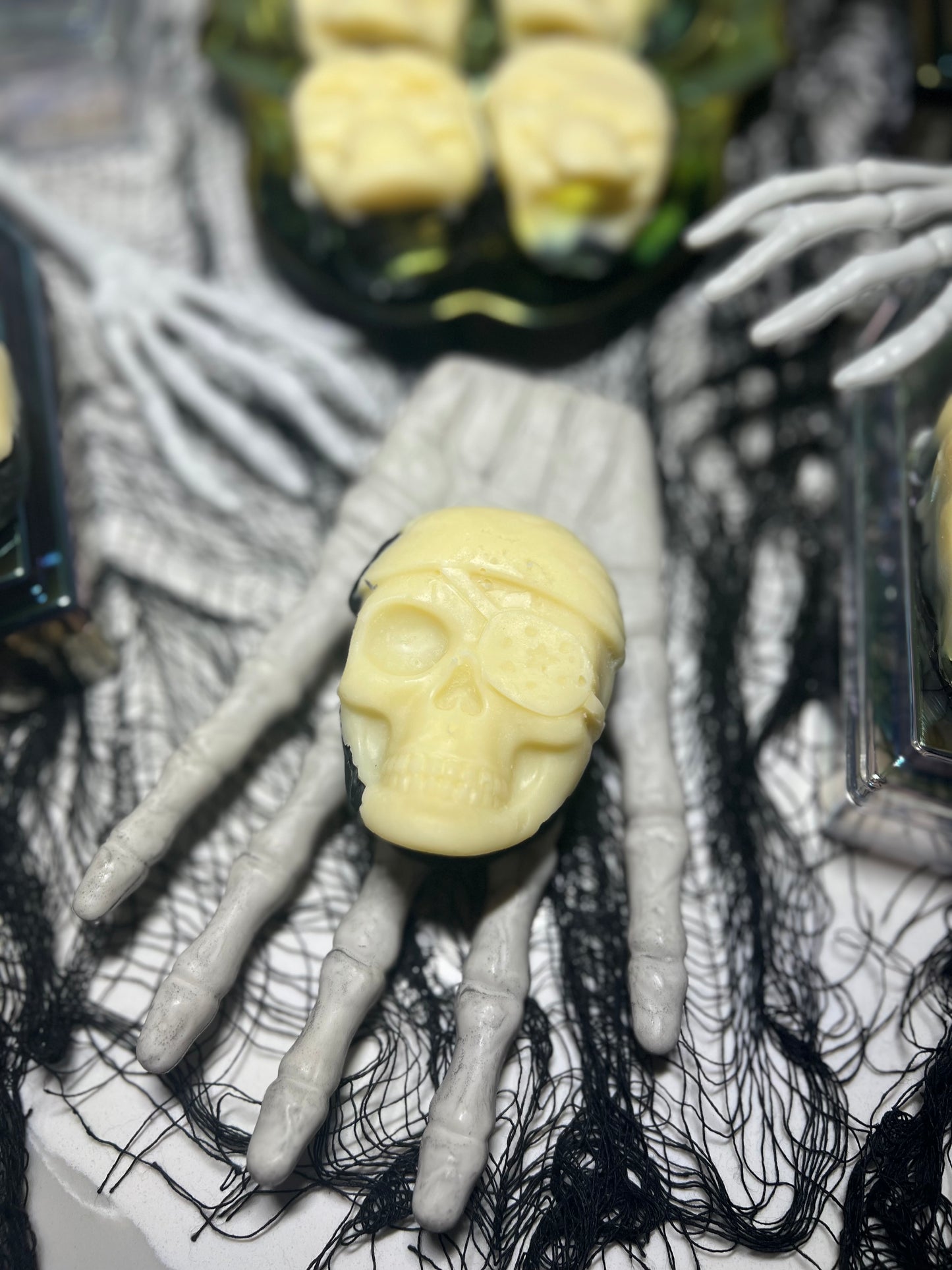 Spooky Skull Soap w/ Soap Bag